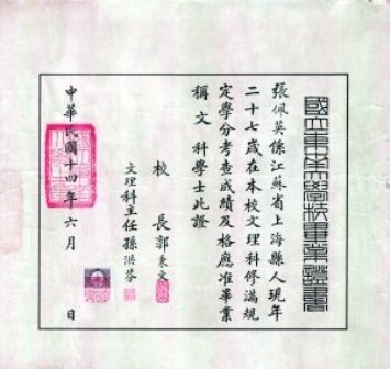 老证书见证东南大学悠久历史