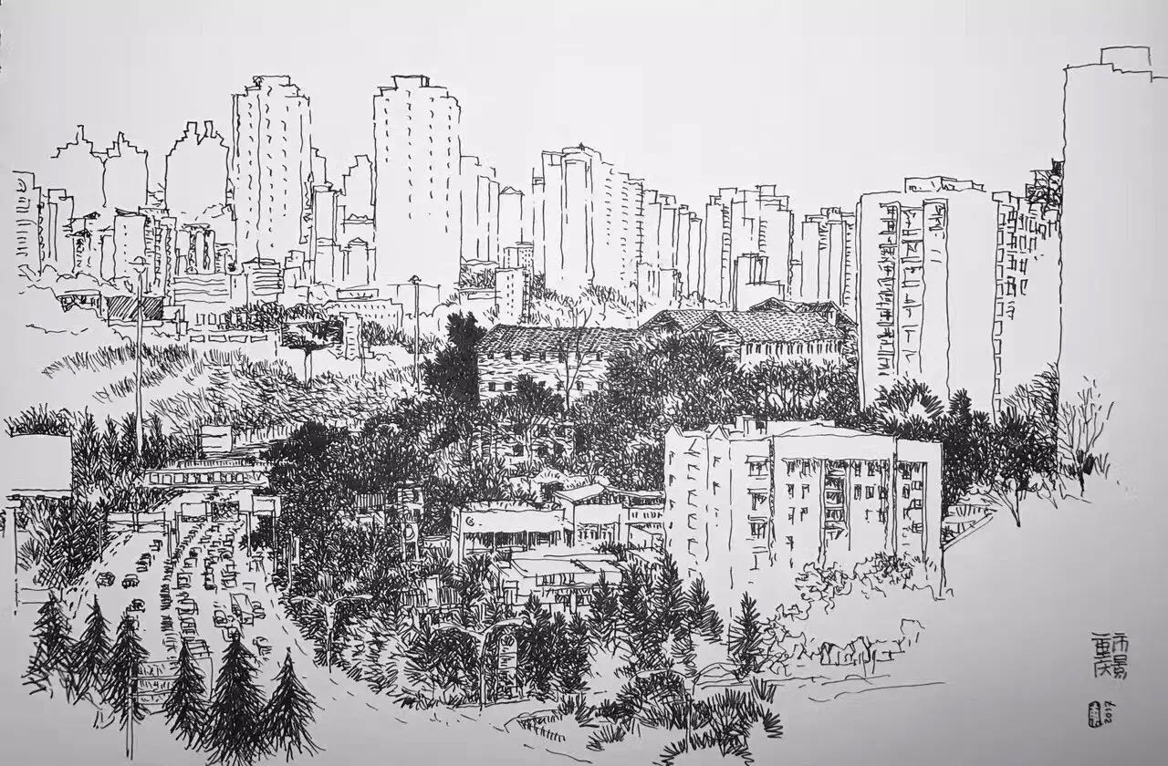 《重庆市景》